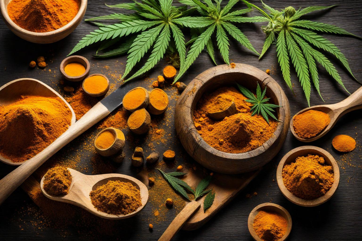 curcuma e canabidiol