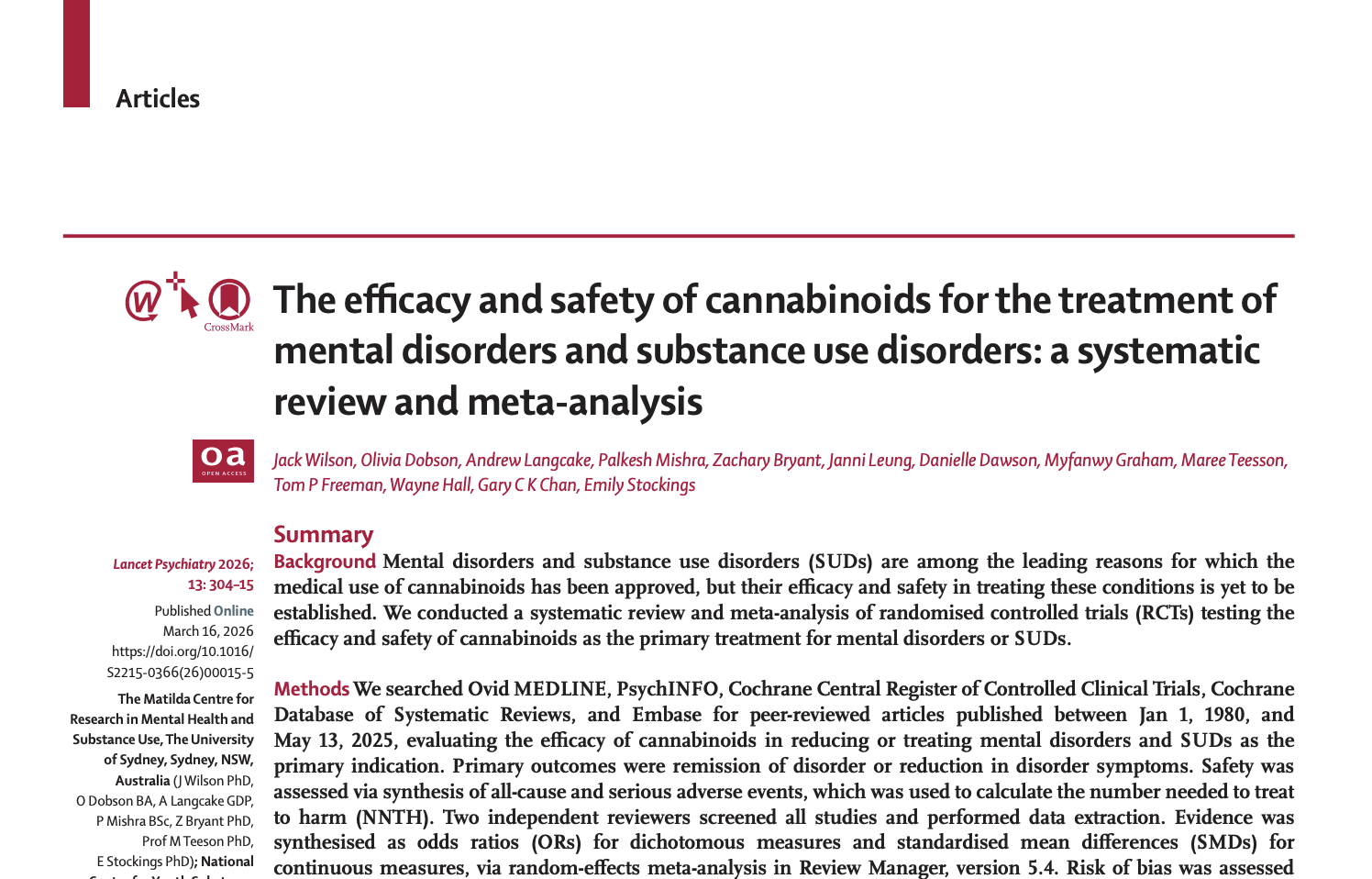 canabinoides na psiquiatria